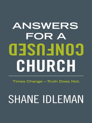 cover image of Answers For a Confused Church